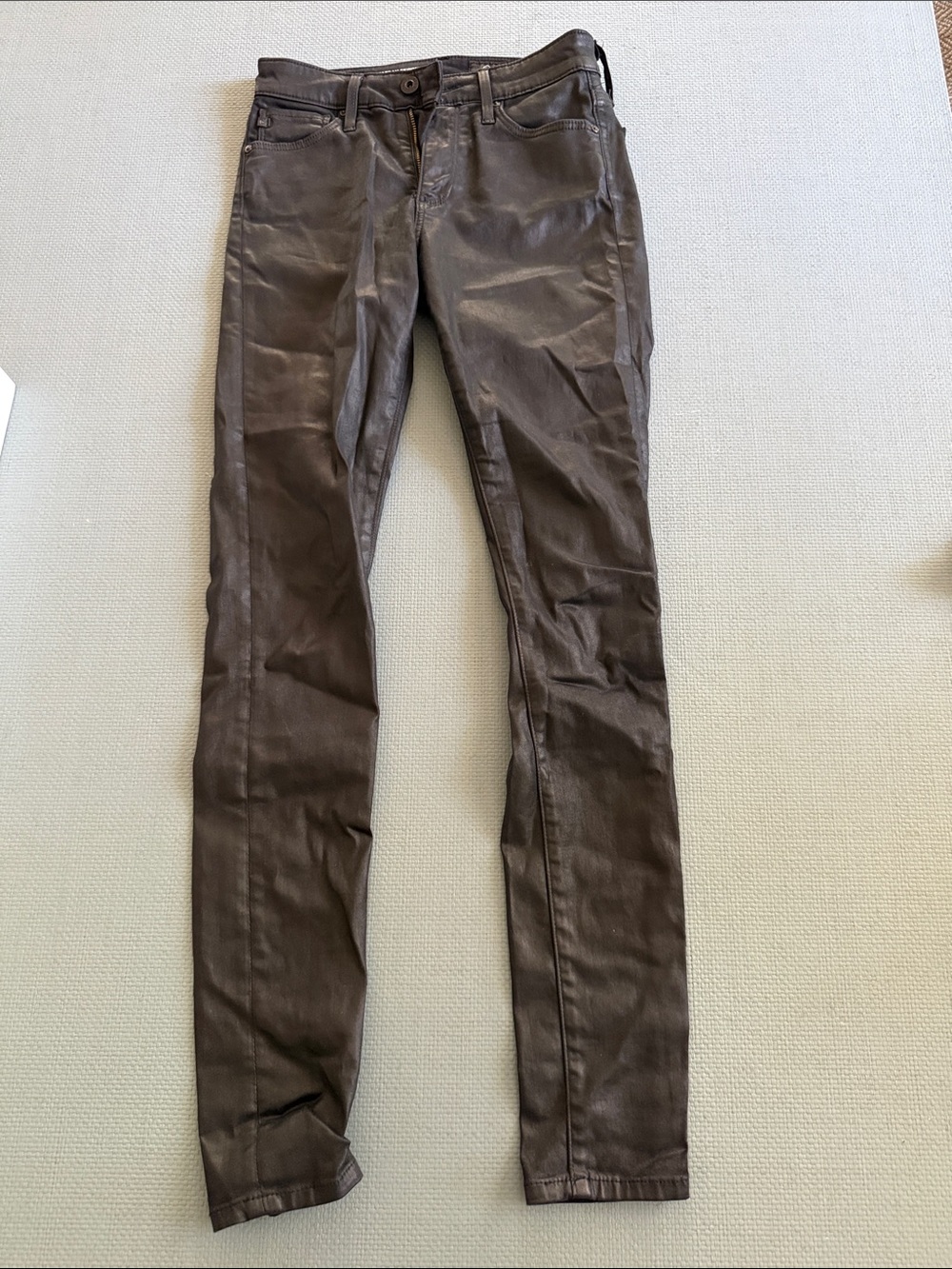 AG Black Farrah Skinny Jeans